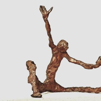 Sculpture intitulée ""L 'ALBATROS"" par Villa Catherine, Œuvre d'art originale, Métaux
