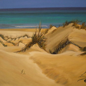 Painting titled "DUNES" by Catherine Wernette, Original Artwork