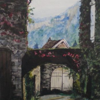 Painting titled "BAUME-les-MESSIEURS" by Catherine Wernette, Original Artwork
