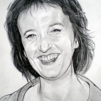 Painting titled "Anne ROUMANOFF" by Catherine Wernette, Original Artwork