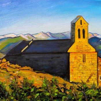 Painting titled "CHAPELLE DE BELLOC…" by Catherine Wernette, Original Artwork, Other