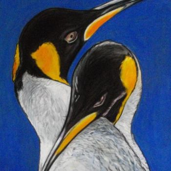 Painting titled "PAJAROS" by Catherine Wernette, Original Artwork