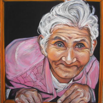 Painting titled "GINETTE" by Catherine Wernette, Original Artwork