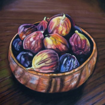 Dessin intitulée "FIG-uratif" par Catherine Wernette, Œuvre d'art originale