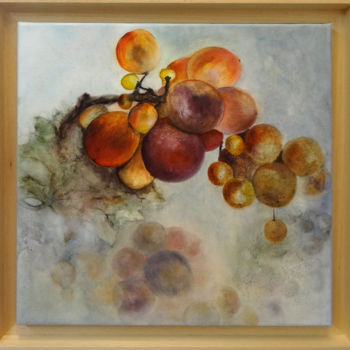 Schilderij getiteld "raisin-5.jpg" door Bergerot-Jones Catherine, Origineel Kunstwerk, Olie