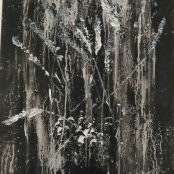 Schilderij getiteld "Les épis de blé" door Cathy Dapvril (CDL), Origineel Kunstwerk, Acryl