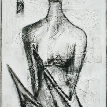 Disegno intitolato "essai-8.jpg" da Schaff, Opera d'arte originale, Gesso