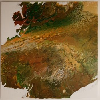 Pintura titulada "Glaciation" por Catherine Laviale, Obra de arte original, Acrílico