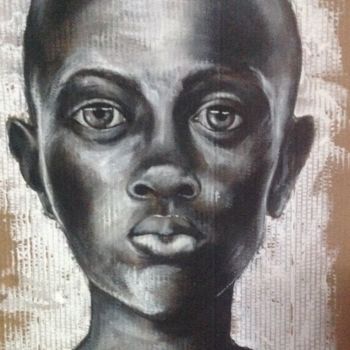Malarstwo zatytułowany „Black boy” autorstwa Cathy, Oryginalna praca