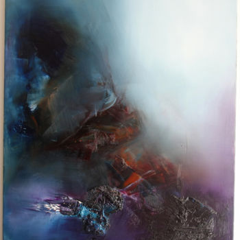 Pittura intitolato "la lumiere humaine" da Cathy Mirouse, Opera d'arte originale, Olio