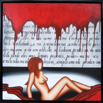 Painting titled "Encantamento" by Catia Rodrigues, Original Artwork
