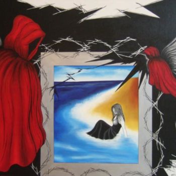 Painting titled "O Sonho" by Catia Rodrigues, Original Artwork, Acrylic