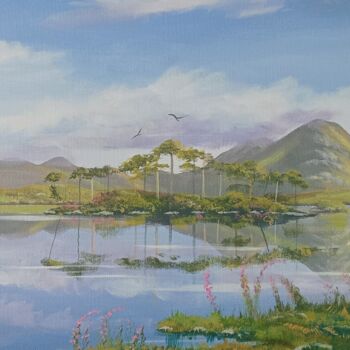 Peinture intitulée "Pine island ." par Cathal O Malley, Œuvre d'art originale, Acrylique