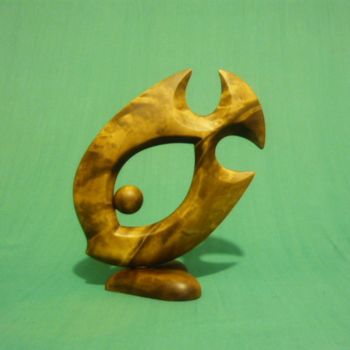 Sculpture titled "Рыба" by Catwood, Original Artwork, Wood