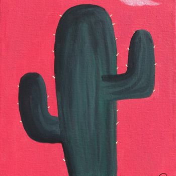 Schilderij getiteld "Arizona" door C&B Art Impact, Origineel Kunstwerk, Acryl Gemonteerd op Frame voor houten brancard
