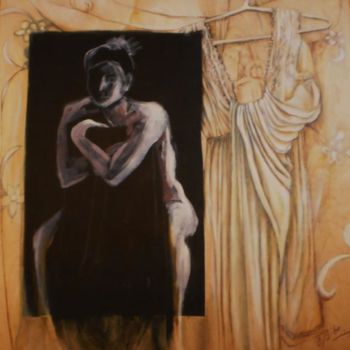 Pintura intitulada "ménaupose" por C.Bibo, Obras de arte originais, Óleo