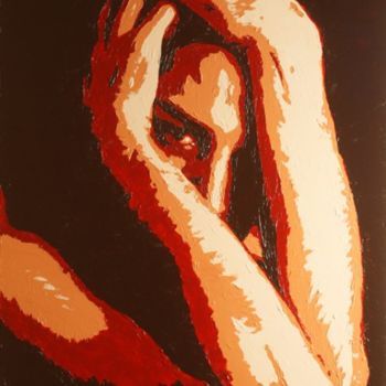 Painting titled "Nico #1" by Cyrille Bro, Original Artwork, Acrylic
