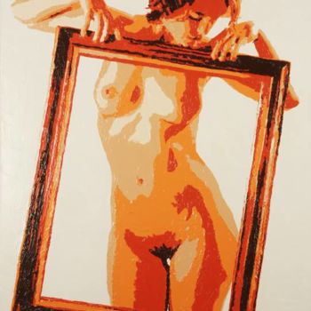 Painting titled "Amélie #1" by Cyrille Bro, Original Artwork, Acrylic