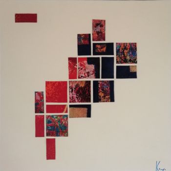 Malarstwo zatytułowany „Sideways” autorstwa Carole Carpier, Oryginalna praca, Akryl