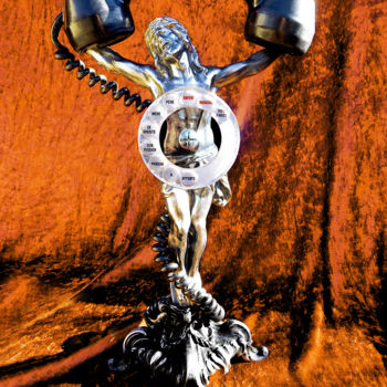 Γλυπτική με τίτλο "ULTIMATE PHONE X" από Yann Gateau, Αυθεντικά έργα τέχνης