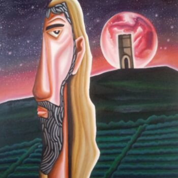 Pintura titulada "Judas Iscariote" por Carlos Duque, Obra de arte original, Oleo