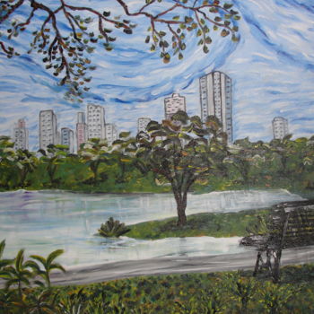 Painting titled "Litoral Paranaense" by Cé Figueiredo, Original Artwork, Acrylic