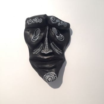 Sculpture intitulée "El Masko" par Cé Luce, Œuvre d'art originale