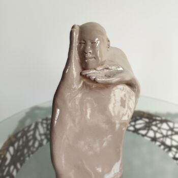 Sculpture intitulée "Avance et Soi fier" par Cécile Aubert, Œuvre d'art originale, Argile