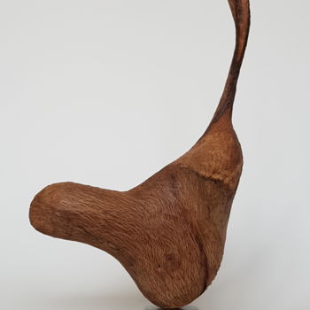 Sculpture titled "Stable" by Cécile Devezeaux De Lavergne, Original Artwork, Wood