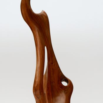 Sculpture titled "Dancer" by Cécile Devezeaux De Lavergne, Original Artwork, Wood