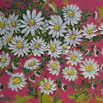 Painting titled "chant-de-marguerite…" by Cécile Labossière, Original Artwork