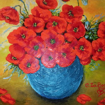 Painting titled "le-bouquet-de-coque…" by Cécile Labossière, Original Artwork