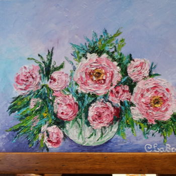 Peinture intitulée "roses-de-mai-047.jpg" par Cécile Labossière, Œuvre d'art originale
