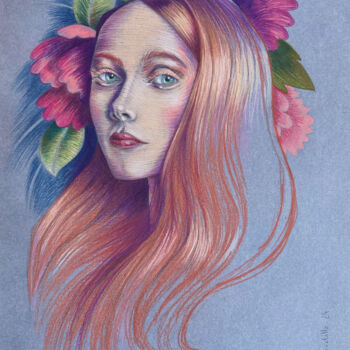 图画 标题为“Ginger2” 由Cécile Mordillo, 原创艺术品, 铅笔