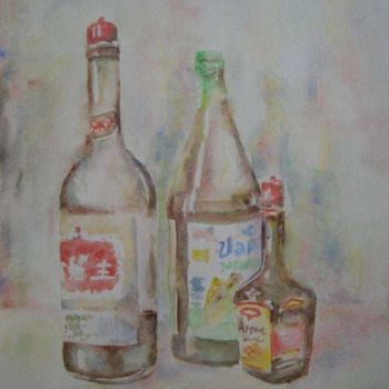 Painting titled "A toutes les sauces" by Cécile Bui, Original Artwork