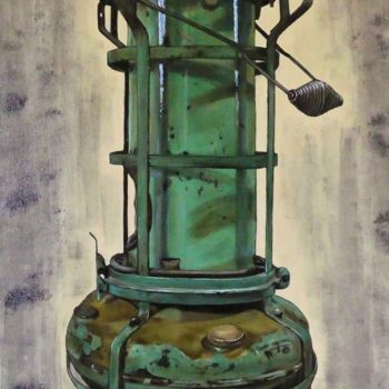 "Old stove" başlıklı Tablo Cécile Pardigon tarafından, Orijinal sanat, Petrol