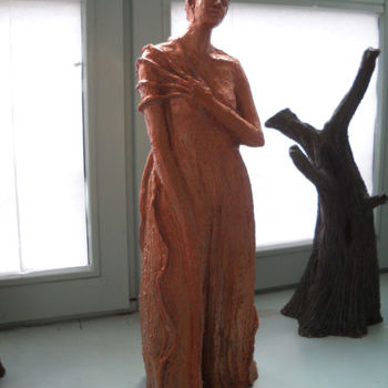 Sculpture intitulée "peuple de l'arbre" par Cécile Rateau, Œuvre d'art originale