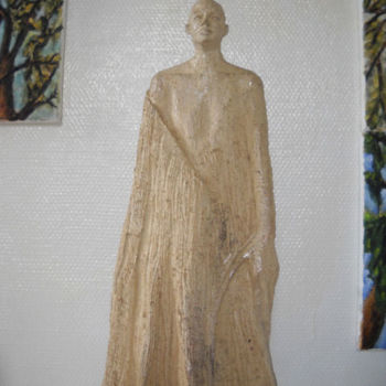 Sculptuur getiteld "peuple de l'arbre" door Cécile Rateau, Origineel Kunstwerk