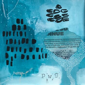 "aqua #3" başlıklı Tablo Cécile Trousse tarafından, Orijinal sanat, Akrilik