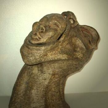 Sculpture intitulée "l'ogre" par Cecile Verdenne, Œuvre d'art originale, Autre