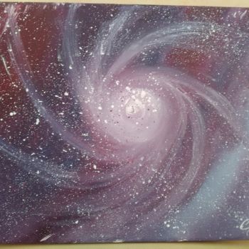 Painting titled "SPIRALE" by Cécilia Godeneche, Original Artwork, Acrylic