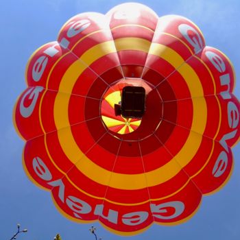 Fotografia zatytułowany „montgolfière Geneve” autorstwa Cecilia Teodoru, Oryginalna praca