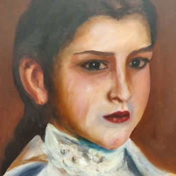 Peinture intitulée "Princesa" par Cecília Vilas Boas, Œuvre d'art originale, Huile