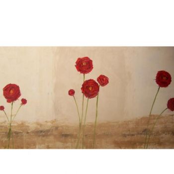 Pintura titulada "Rosas" por C Ceballos, Obra de arte original, Oleo