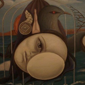 Peinture intitulée "bien.jpg" par María Prado (Pintora Surrealista), Œuvre d'art originale