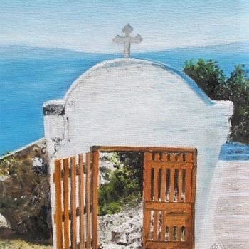 Painting titled "tab-grece.jpg" by Bernard Lavanant, Original Artwork, Oil