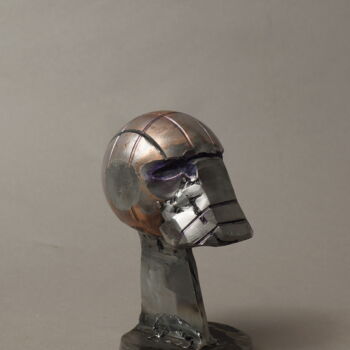 Скульптура под названием "Iron Duck" - Cédric Bonfanti, Подлинное произведение искусства, Металлы