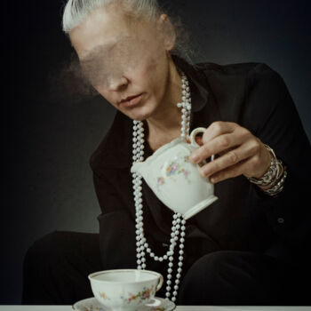 Photography titled "Tea Time III dibond" by Cédric Brion (Studio Clavicule Pics), Original Artwork, Digital Photography