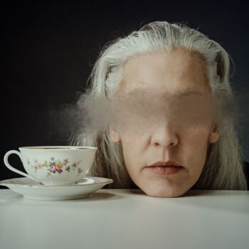 Fotografie getiteld "Tea Time IV dibond" door Cédric Brion (Studio Clavicule Pics), Origineel Kunstwerk, Digitale fotografie