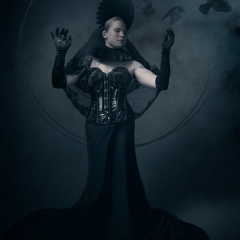 Fotografia zatytułowany „The Sorceress 14 ex” autorstwa Cédric Brion (Studio Clavicule Pics), Oryginalna praca, Fotografia c…